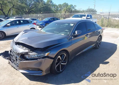 2020 Honda Accord Sport из США, поврежденный, VIN 1HGCV1F3XLA029897